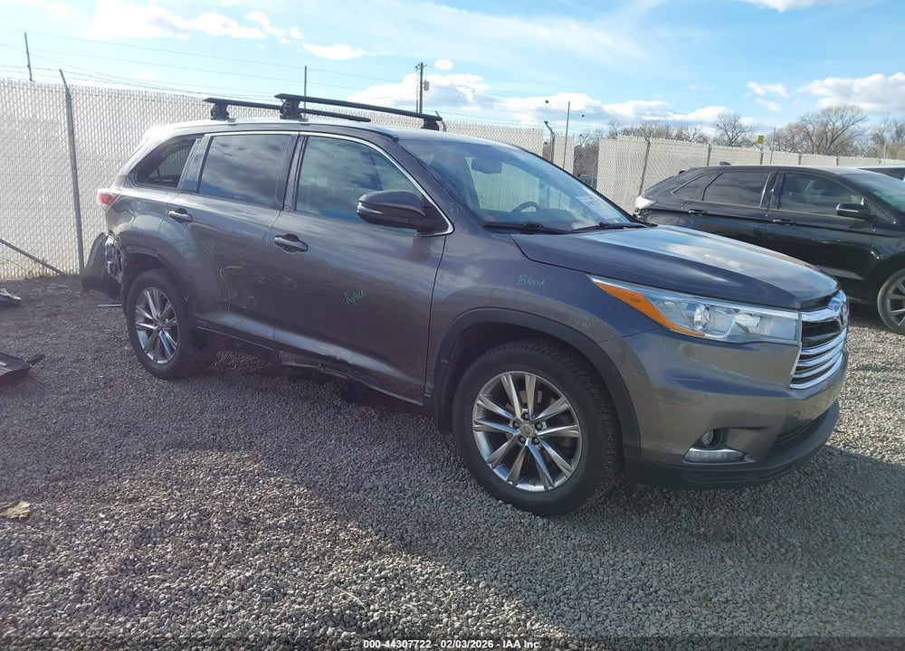2014 TOYOTA HIGHLANDER LIMITED V6 VIN: 5TDDKRFH9ES030177