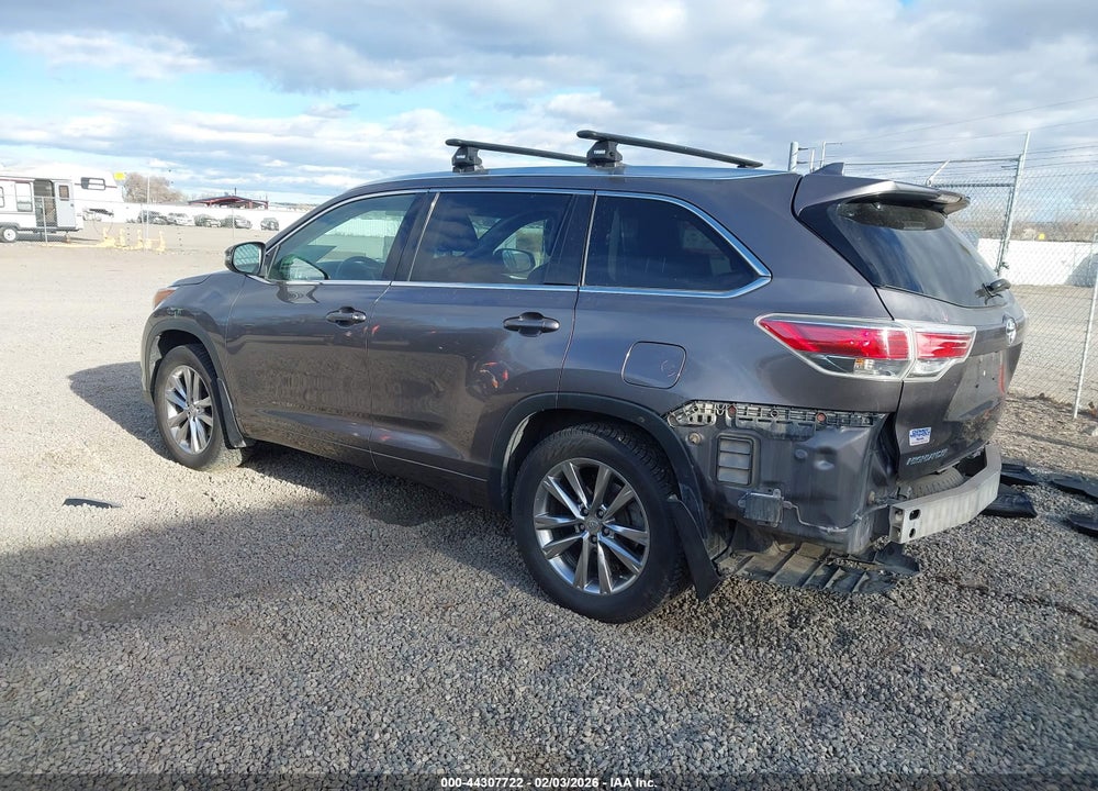 2014 TOYOTA HIGHLANDER LIMITED V6 VIN: 5TDDKRFH9ES030177