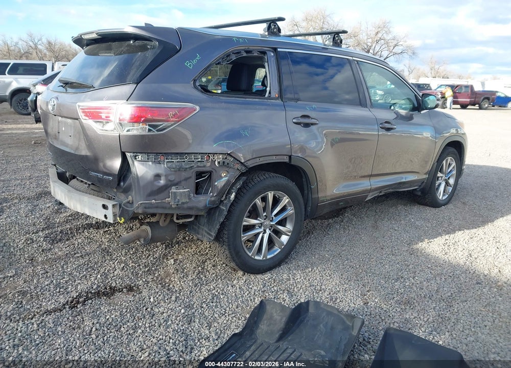 2014 TOYOTA HIGHLANDER LIMITED V6 VIN: 5TDDKRFH9ES030177