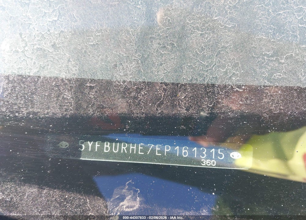 2014 TOYOTA COROLLA LE PLUS VIN: 5YFBURHE7EP161315