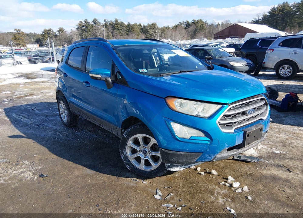 2019 FORD ECOSPORT SE VIN: MAJ6S3GL8KC257341