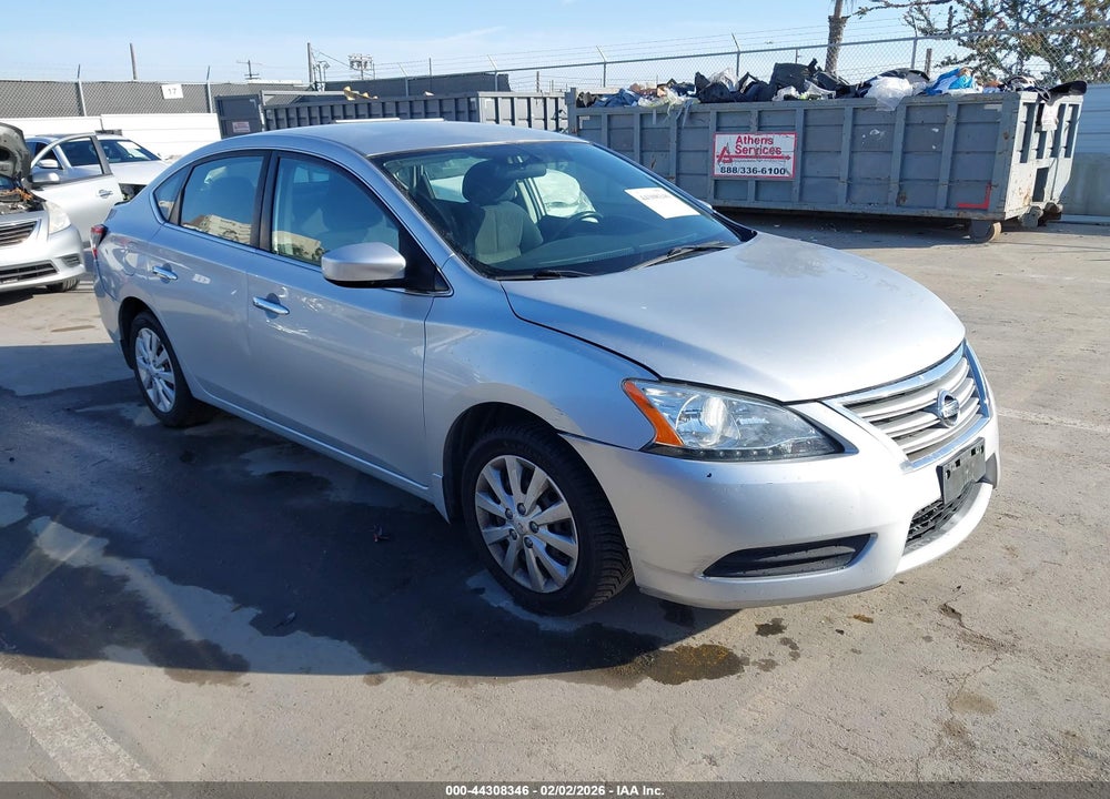 2015 NISSAN SENTRA SV VIN: 3N1AB7AP9FY284877