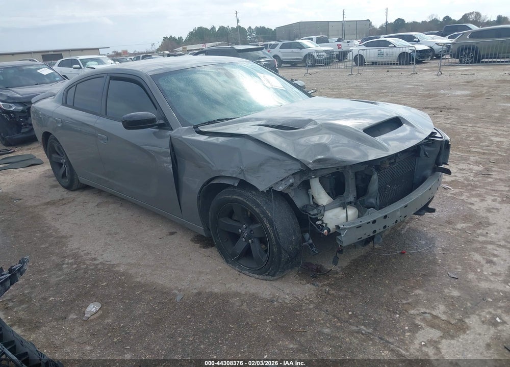2018 DODGE CHARGER SXT RWD VIN: 2C3CDXBG2JH186985