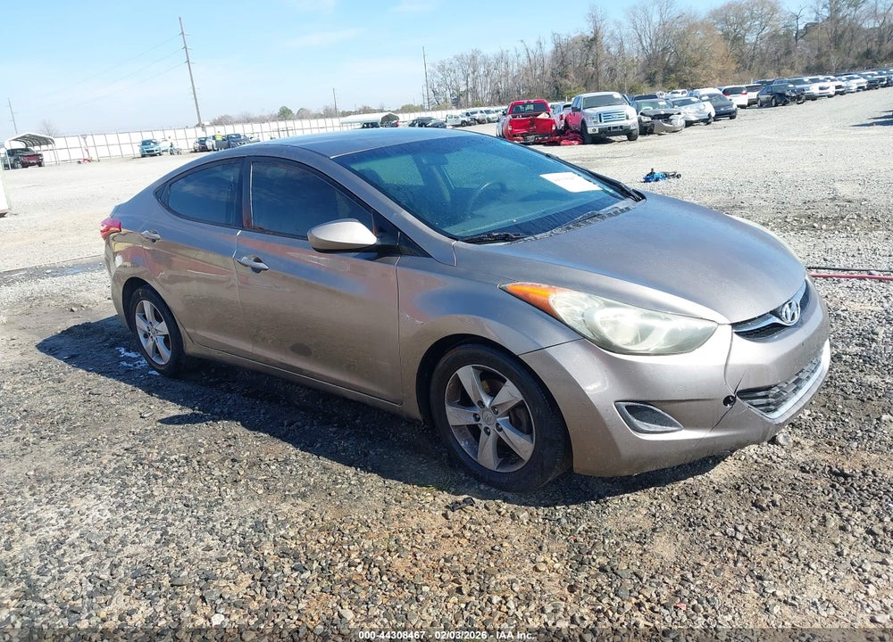2013 HYUNDAI ELANTRA GLS VIN: 5NPDH4AE3DH265855