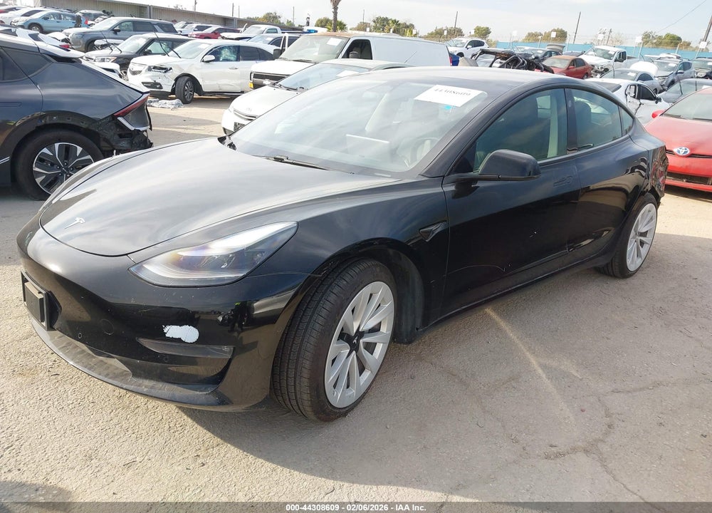 2021 TESLA MODEL 3 LONG RANGE DUAL MOTOR ALL-WHEEL DRIVE VIN: 5YJ3E1EB1MF085548