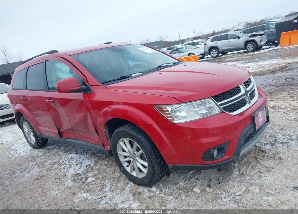 2016 DODGE JOURNEY SXT VIN: 3C4PDCBB2GT174779