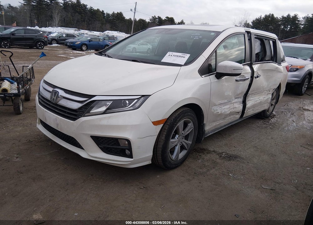 2019 HONDA ODYSSEY EX-L VIN: 5FNRL6H72KB001447