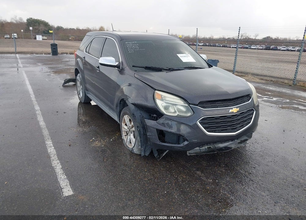 2016 CHEVROLET EQUINOX LS VIN: 2GNALBEK5G6203749