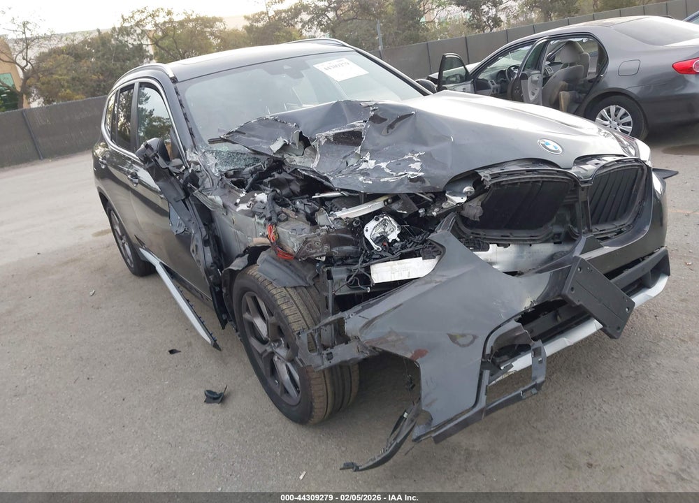 2022 BMW X3 XDRIVE30I VIN: WBX57DP08NN143614