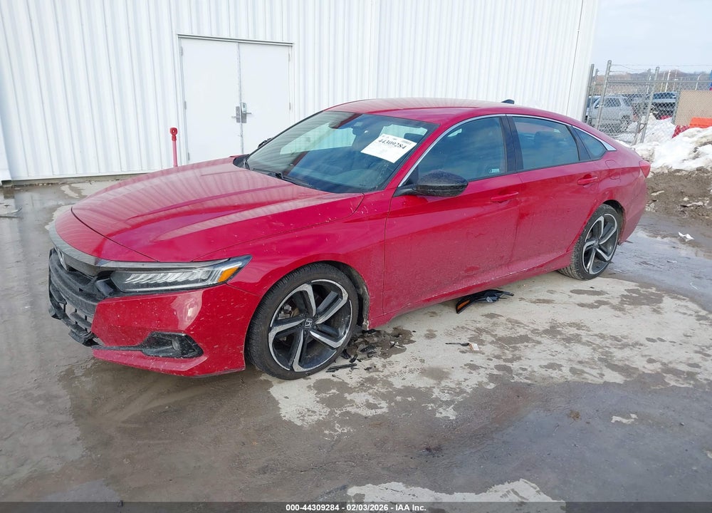 2021 HONDA ACCORD SPORT VIN: 1HGCV1F35MA017237