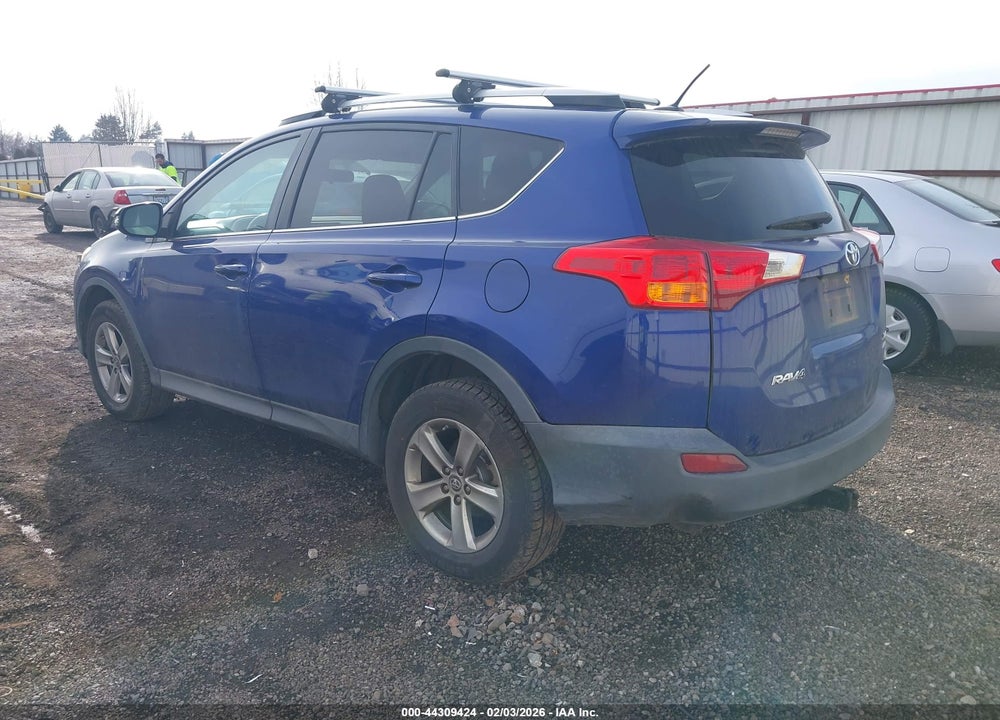 2015 TOYOTA RAV4 XLE VIN: 2T3RFREV3FW365968
