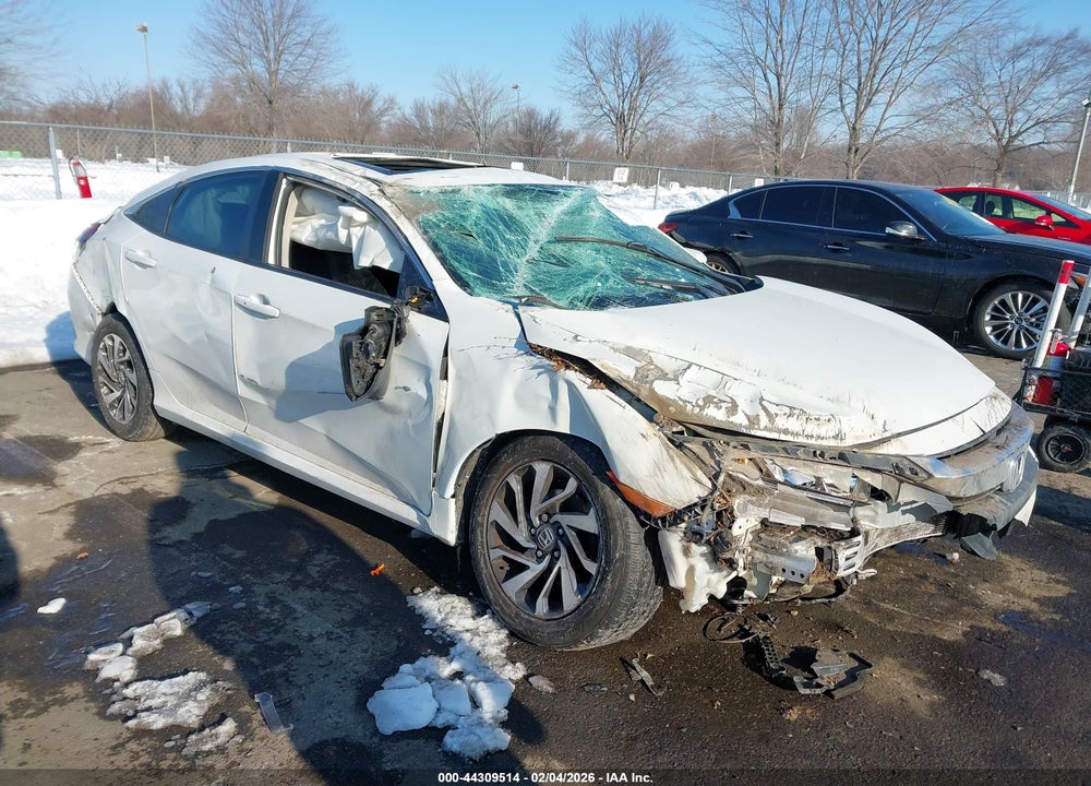 2018 HONDA CIVIC EX VIN: 2HGFC2F73JH507541