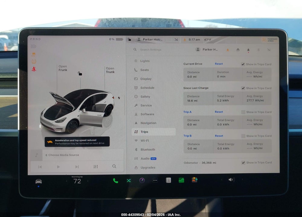 2023 TESLA MODEL Y PERFORMANCE DUAL MOTOR ALL-WHEEL DRIVE VIN: 7SAYGDEFXPF757909