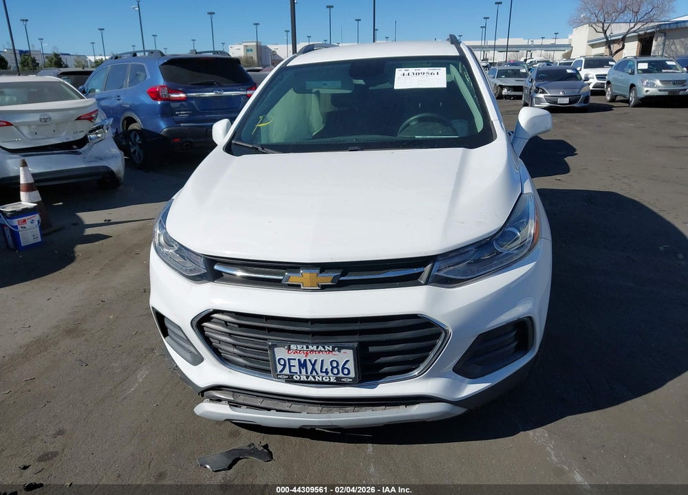 2019 CHEVROLET TRAX LT VIN: 3GNCJLSB0KL224554
