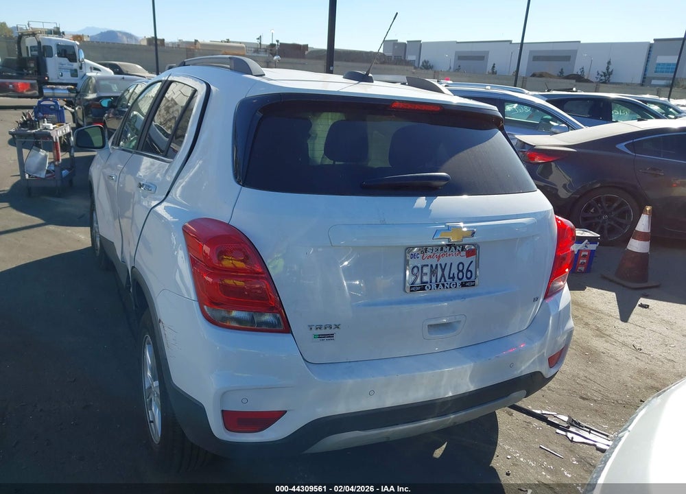2019 CHEVROLET TRAX LT VIN: 3GNCJLSB0KL224554