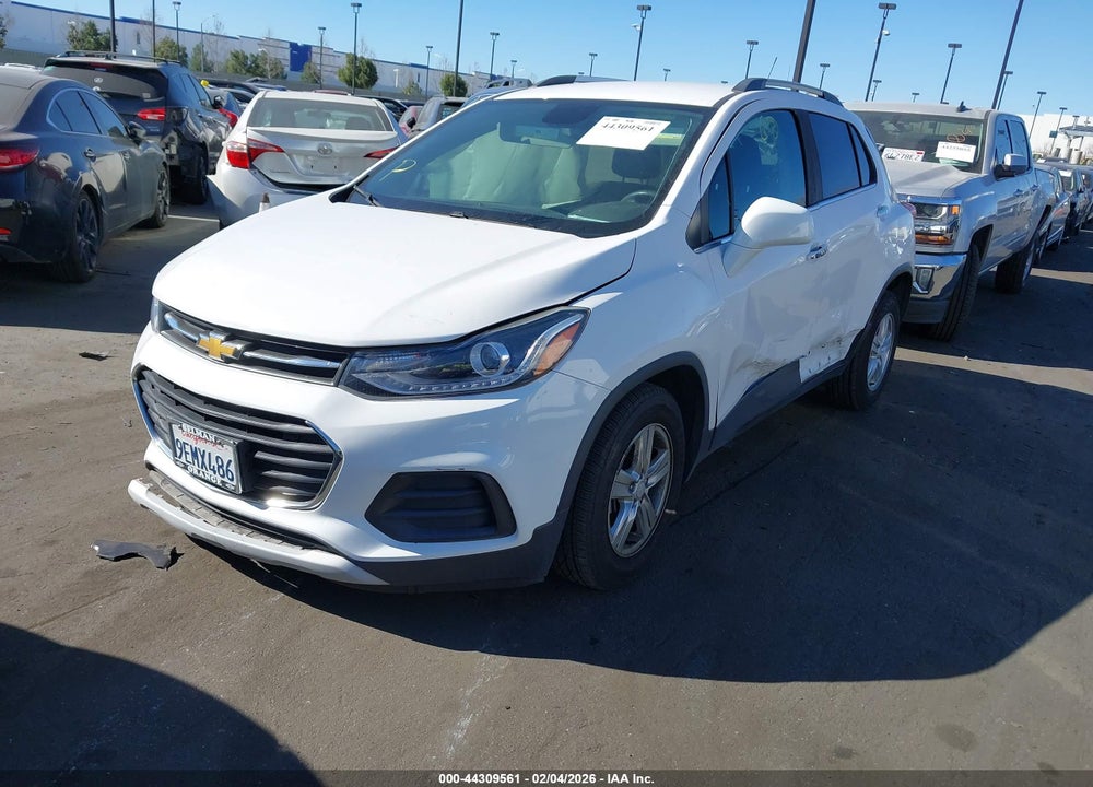2019 CHEVROLET TRAX LT VIN: 3GNCJLSB0KL224554