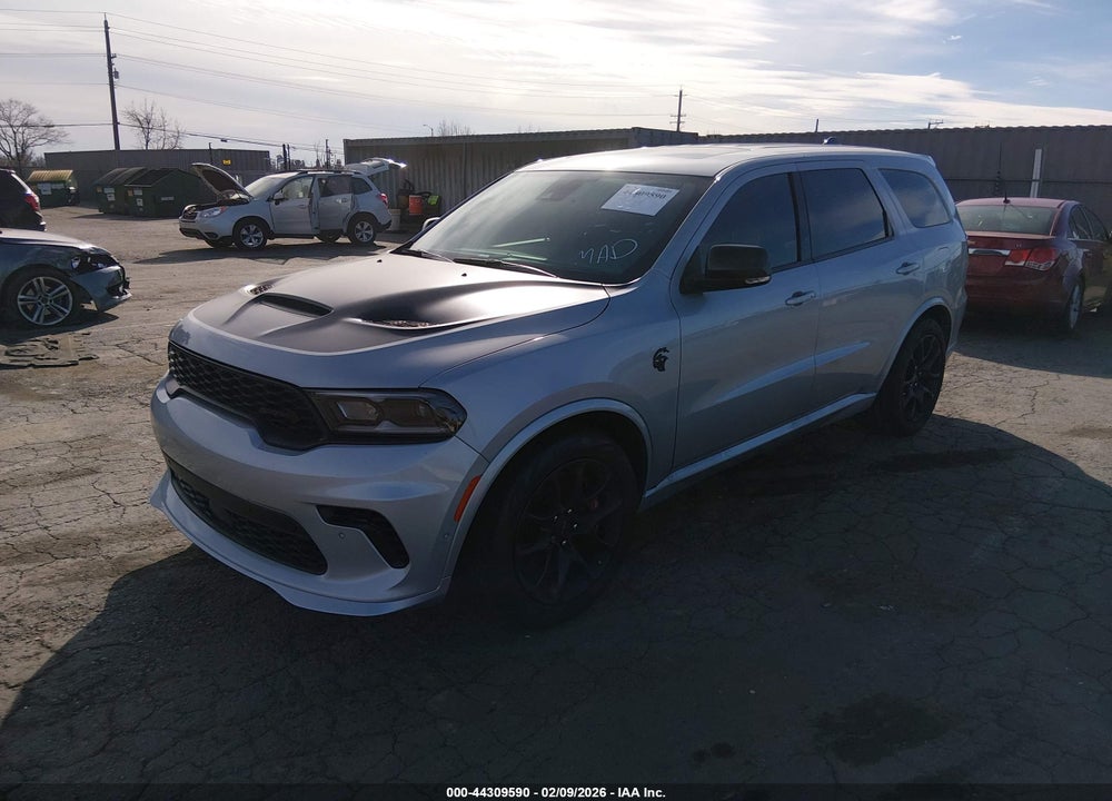 2025 DODGE DURANGO SRT HELLCAT SILVER BULLET AWD VIN: 1C4SDJH92SC502337