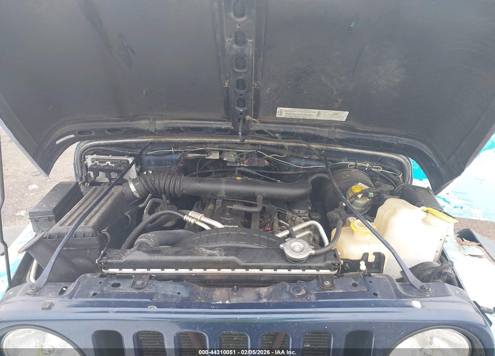 2002 JEEP WRANGLER X VIN: 1J4FA39S82P746794