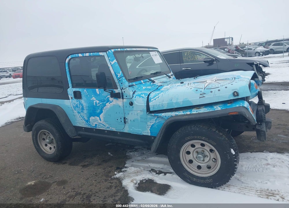 2002 JEEP WRANGLER X VIN: 1J4FA39S82P746794