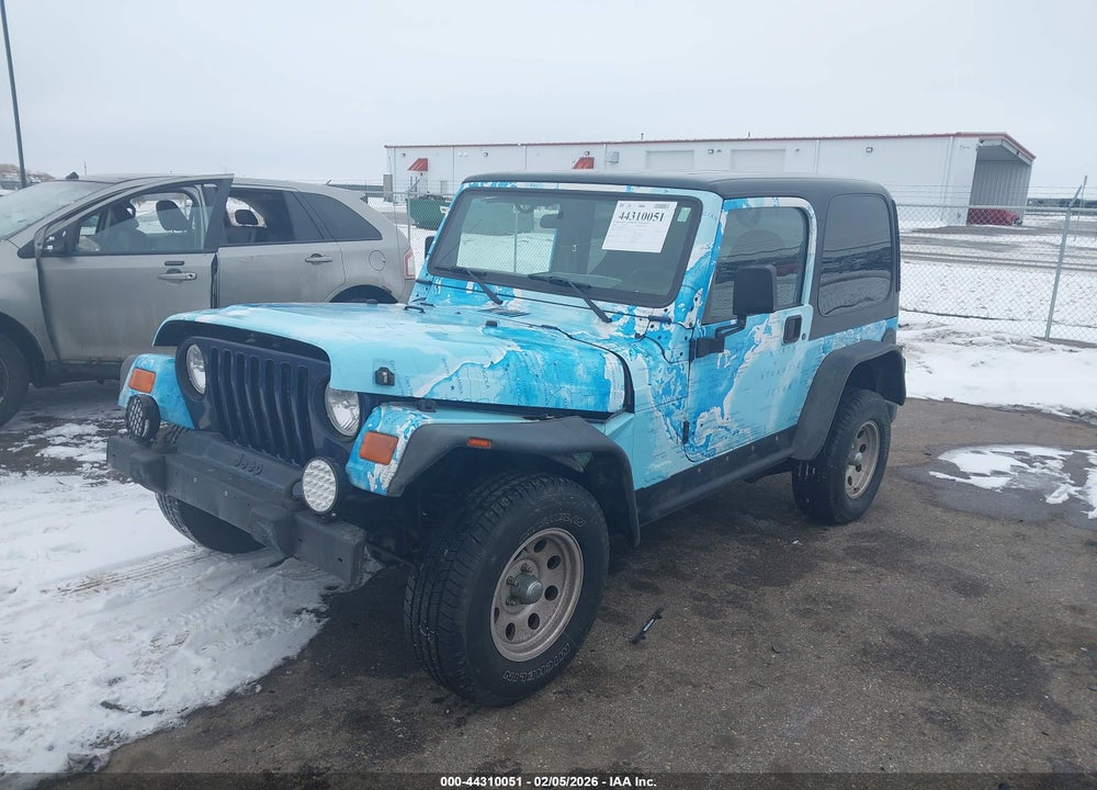 2002 JEEP WRANGLER X VIN: 1J4FA39S82P746794