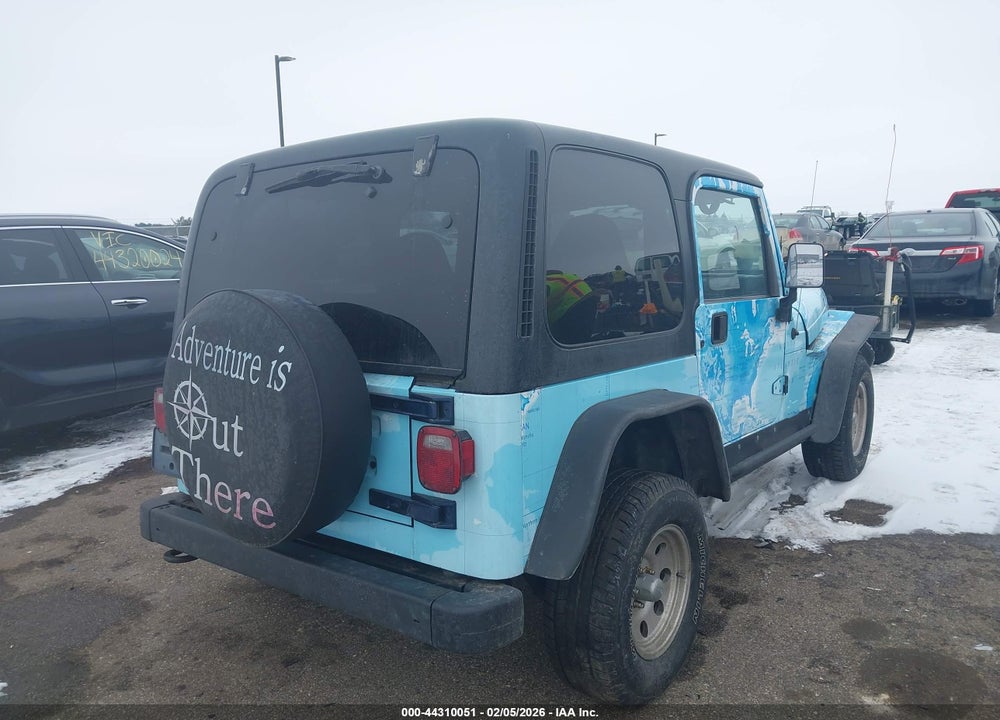 2002 JEEP WRANGLER X VIN: 1J4FA39S82P746794