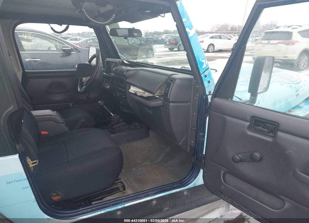 2002 JEEP WRANGLER X VIN: 1J4FA39S82P746794