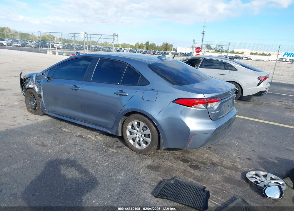 2025 TOYOTA COROLLA LE VIN: 5YFB4MDE4SP260887