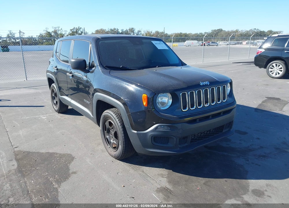 2017 JEEP RENEGADE SPORT FWD VIN: ZACCJAAH3HPF30893