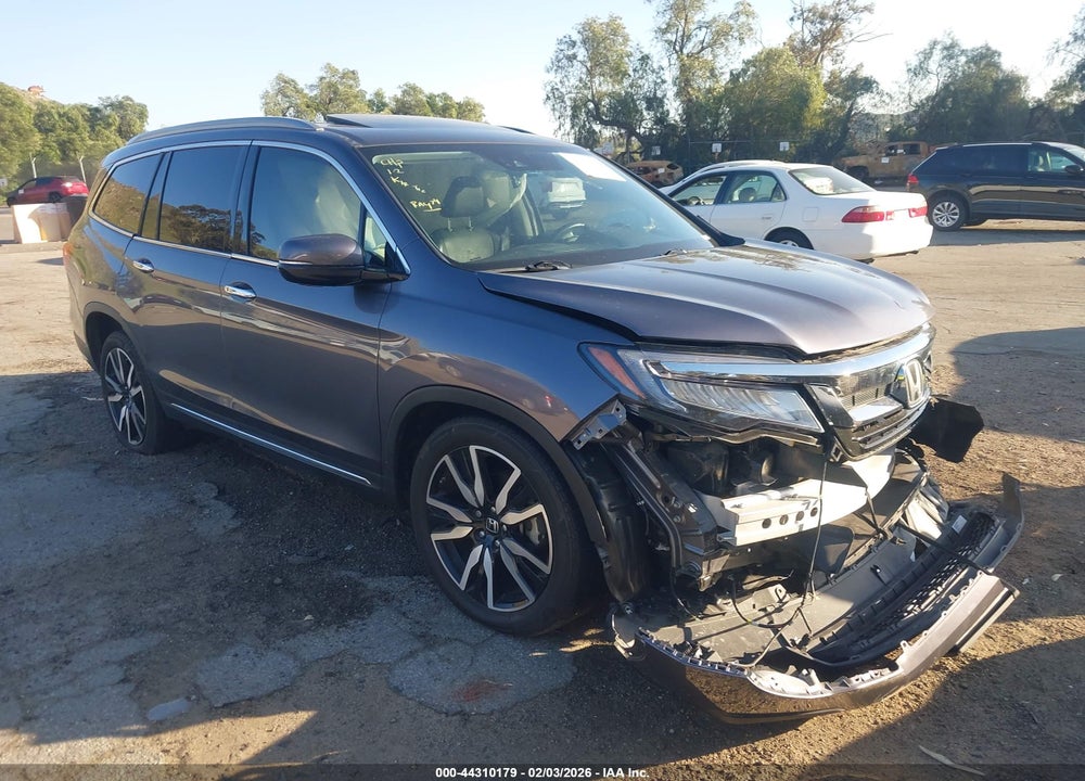 2021 HONDA PILOT AWD ELITE VIN: 5FNYF6H08MB080650