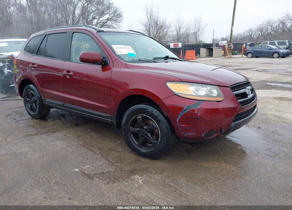2008 HYUNDAI SANTA FE GLS VIN: 5NMSG13D98H165260
