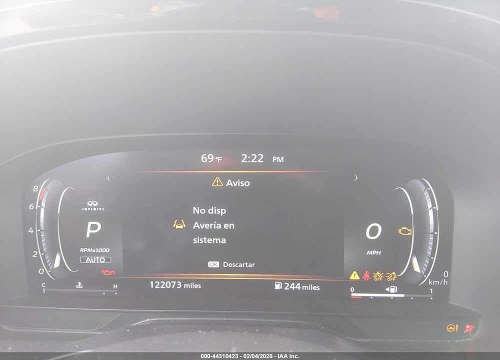 2022 INFINITI QX60 LUXE AWD VIN: 5N1DL1FS8NC339128