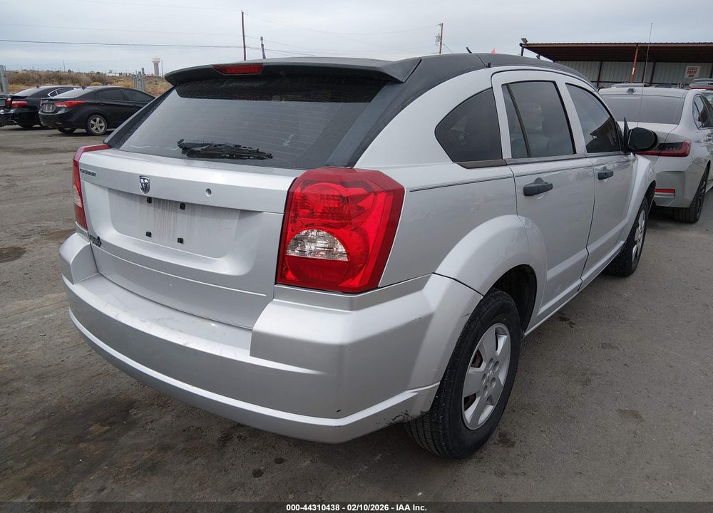 2008 DODGE CALIBER SE VIN: 1B3HB28B08D754021
