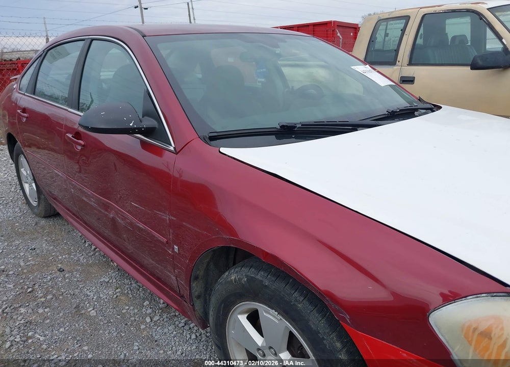 2009 CHEVROLET IMPALA LT VIN: 2G1WT57K591121378