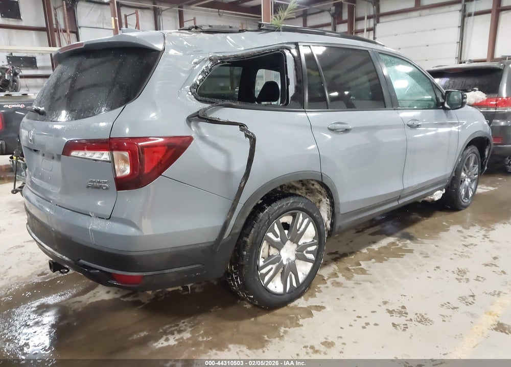 2022 HONDA PILOT AWD SPORT VIN: 5FNYF6H37NB035890