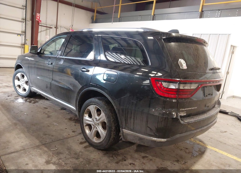 2015 DODGE DURANGO LIMITED VIN: 1C4RDJDG7FC837134