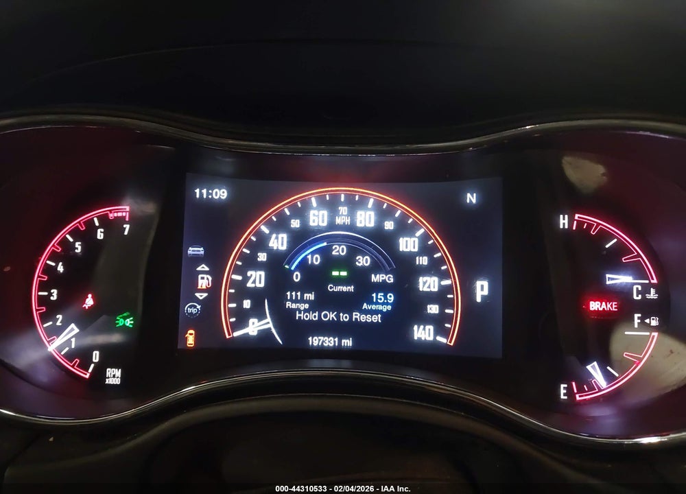 2015 DODGE DURANGO LIMITED VIN: 1C4RDJDG7FC837134