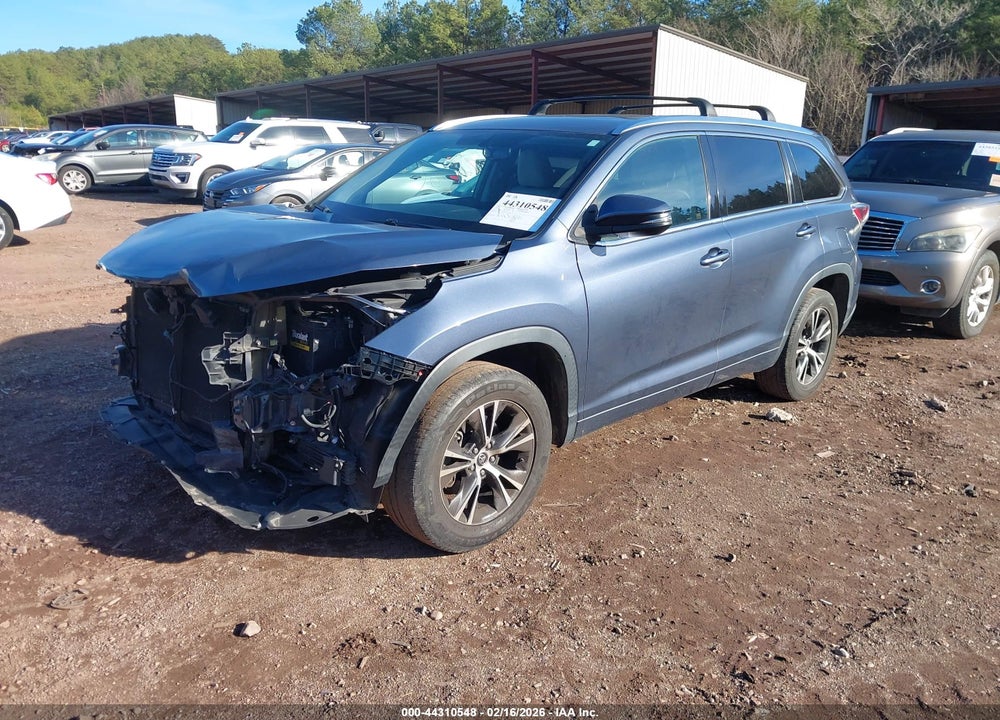 2014 TOYOTA HIGHLANDER XLE V6 VIN: 5TDKKRFH6ES031312