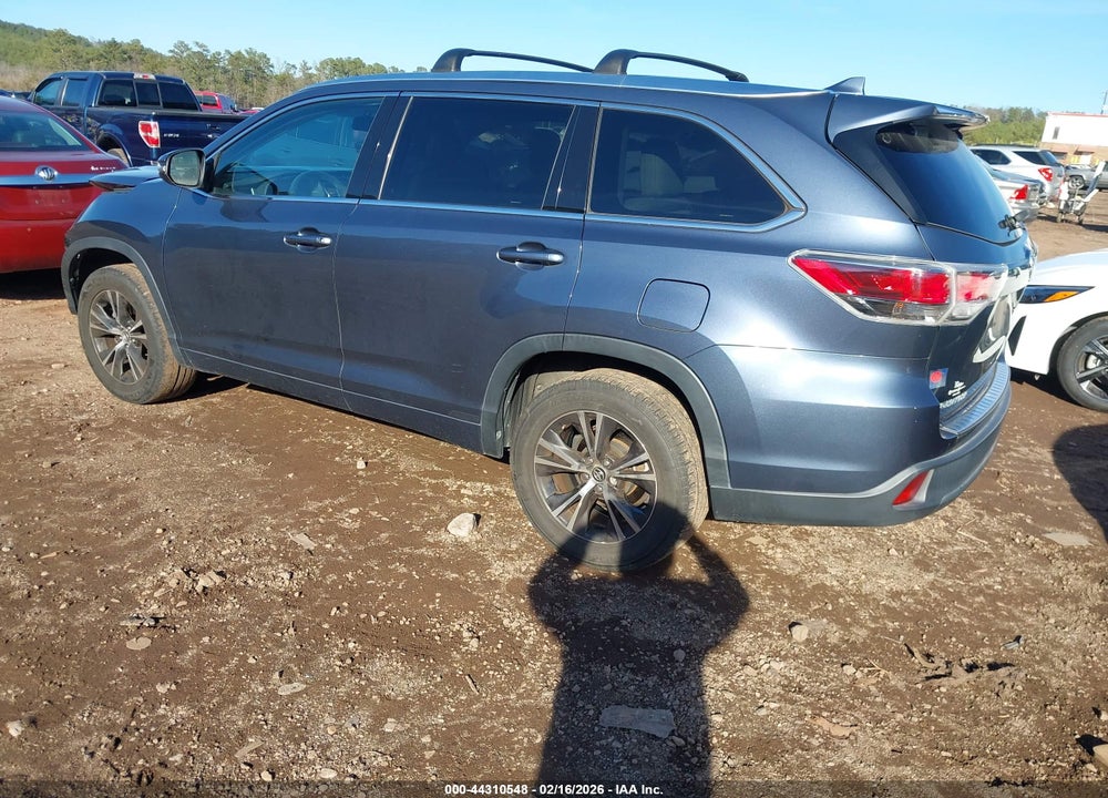 2014 TOYOTA HIGHLANDER XLE V6 VIN: 5TDKKRFH6ES031312