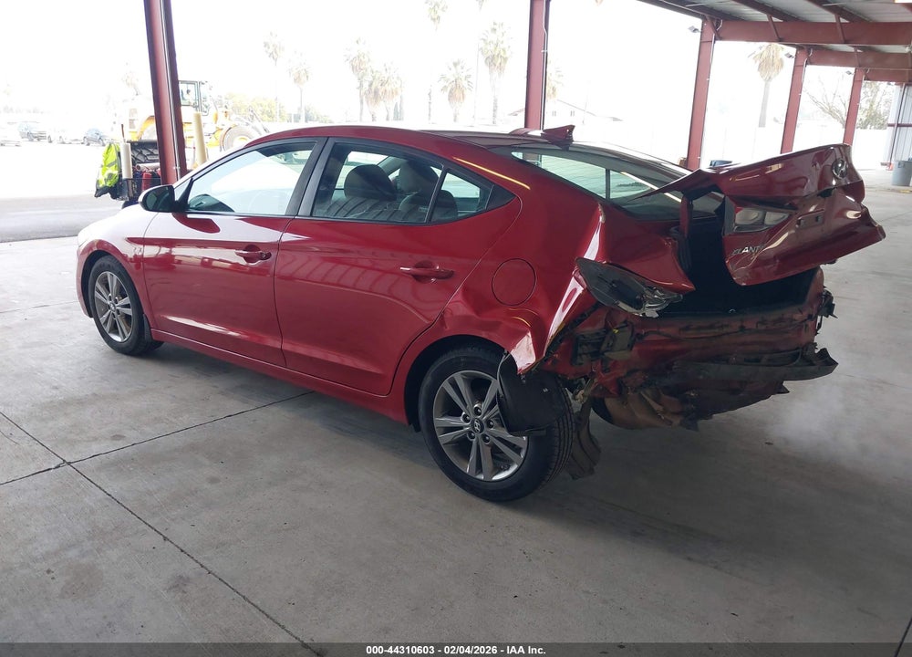 2018 HYUNDAI ELANTRA SEL VIN: KMHD84LF9JU598810