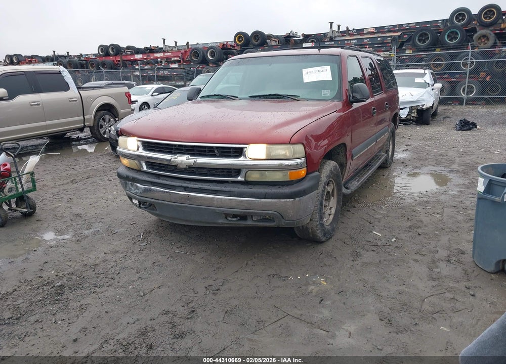 2002 CHEVROLET SUBURBAN 1500 LS VIN: 1GNEC16Z82J162326