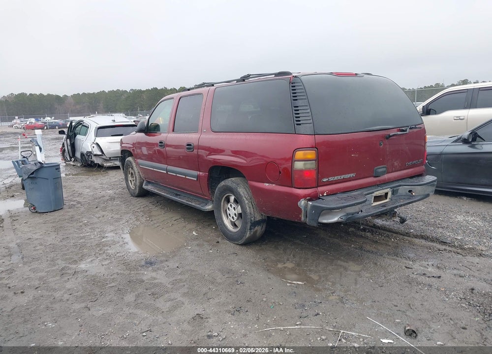 2002 CHEVROLET SUBURBAN 1500 LS VIN: 1GNEC16Z82J162326