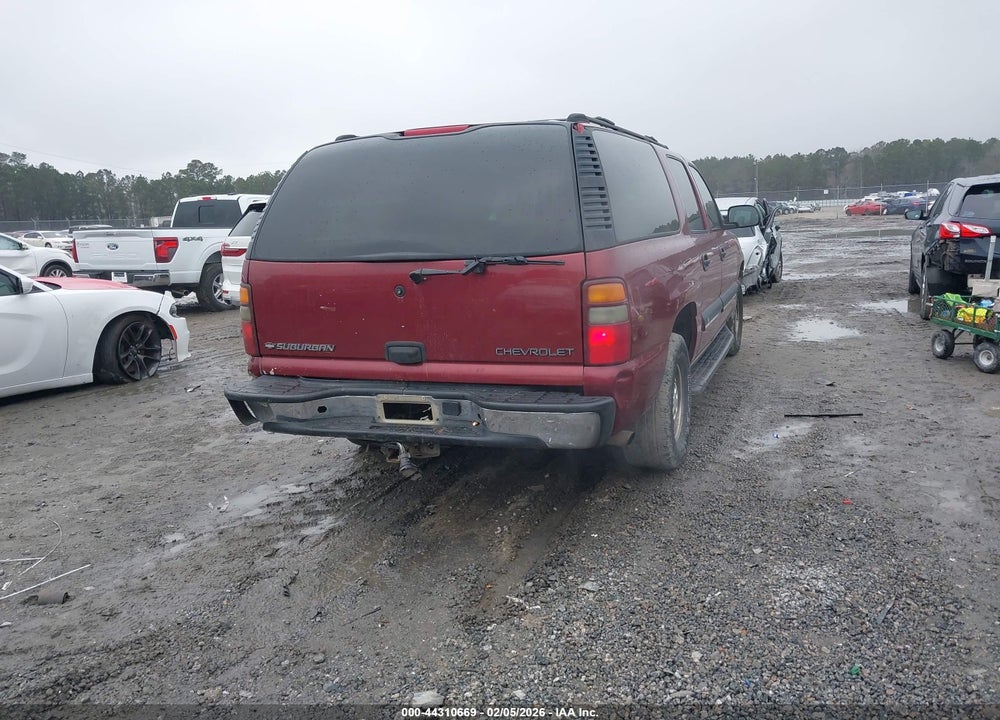 2002 CHEVROLET SUBURBAN 1500 LS VIN: 1GNEC16Z82J162326