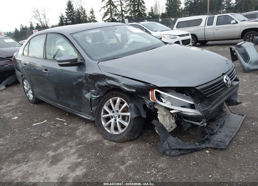 2012 VOLKSWAGEN JETTA 2.5L SE VIN: 3VWDP7AJ4CM327934