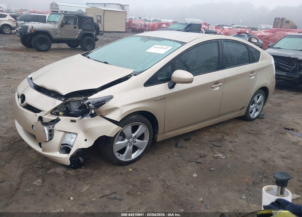 2011 TOYOTA PRIUS FIVE VIN: JTDKN3DU1B0296383
