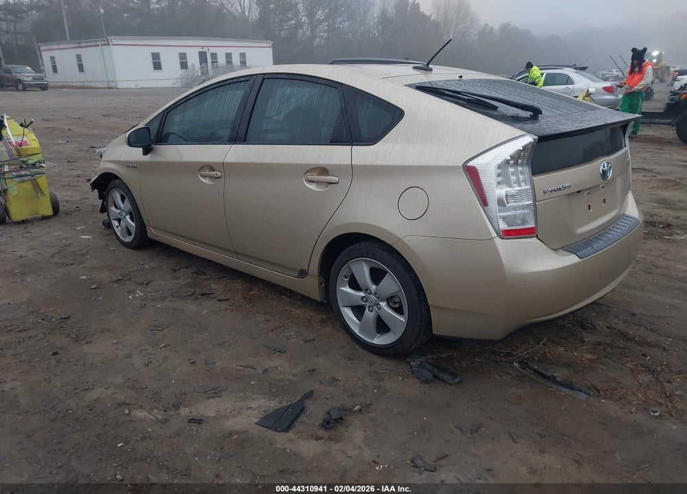 2011 TOYOTA PRIUS FIVE VIN: JTDKN3DU1B0296383