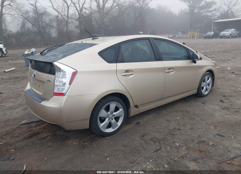 2011 TOYOTA PRIUS FIVE VIN: JTDKN3DU1B0296383