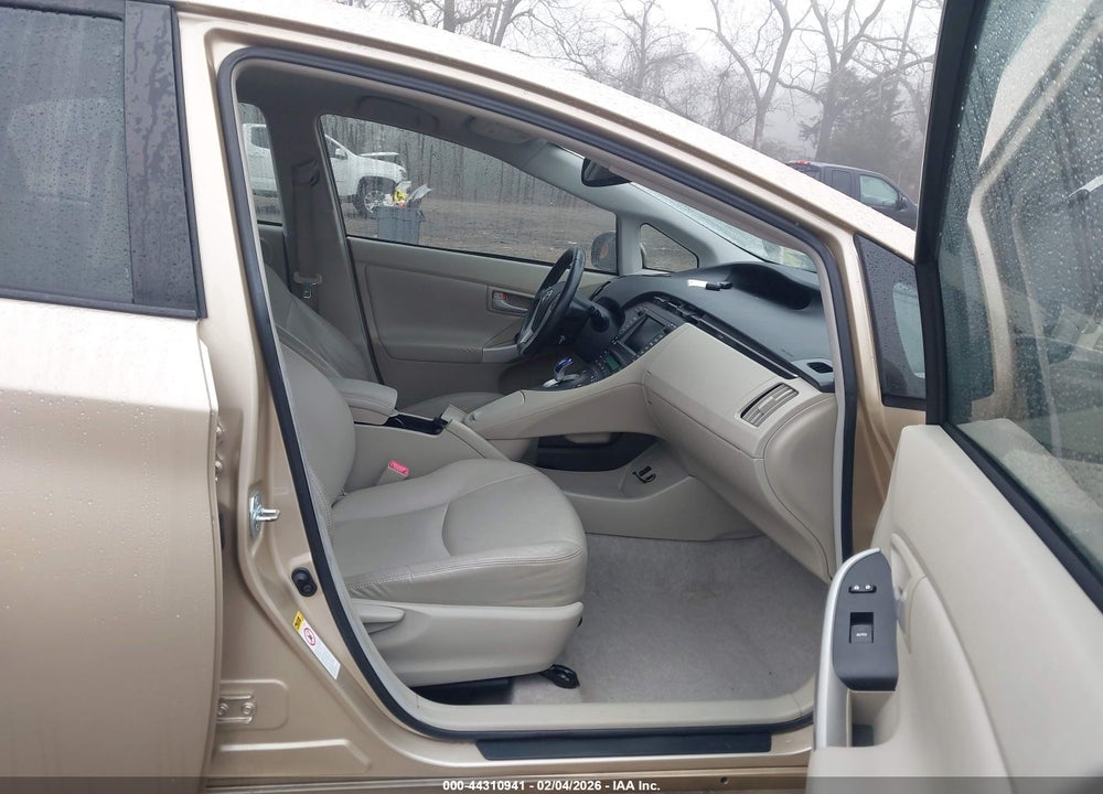 2011 TOYOTA PRIUS FIVE VIN: JTDKN3DU1B0296383