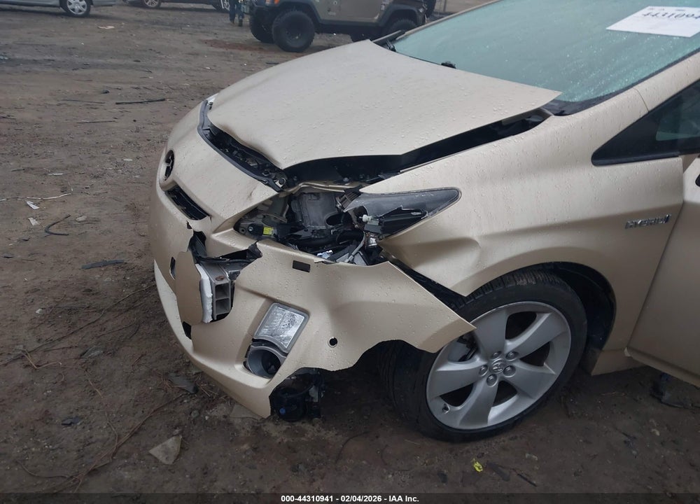2011 TOYOTA PRIUS FIVE VIN: JTDKN3DU1B0296383