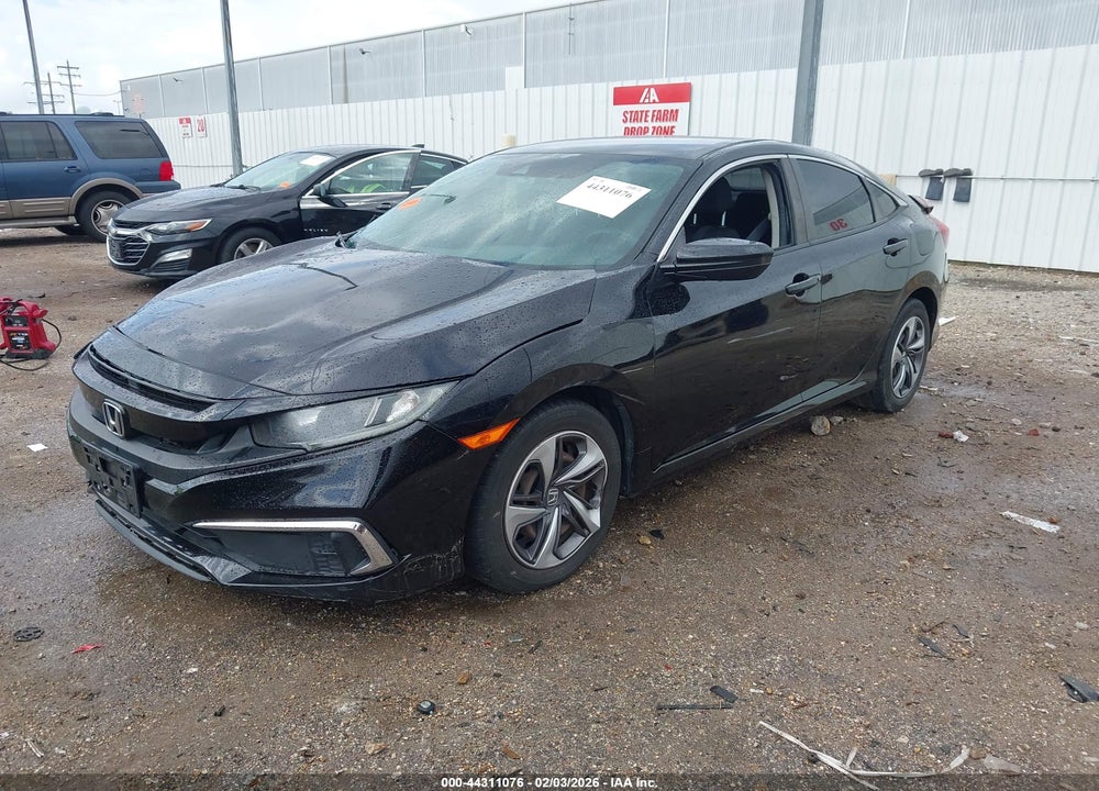 2019 HONDA CIVIC LX VIN: 19XFC2F63KE049339