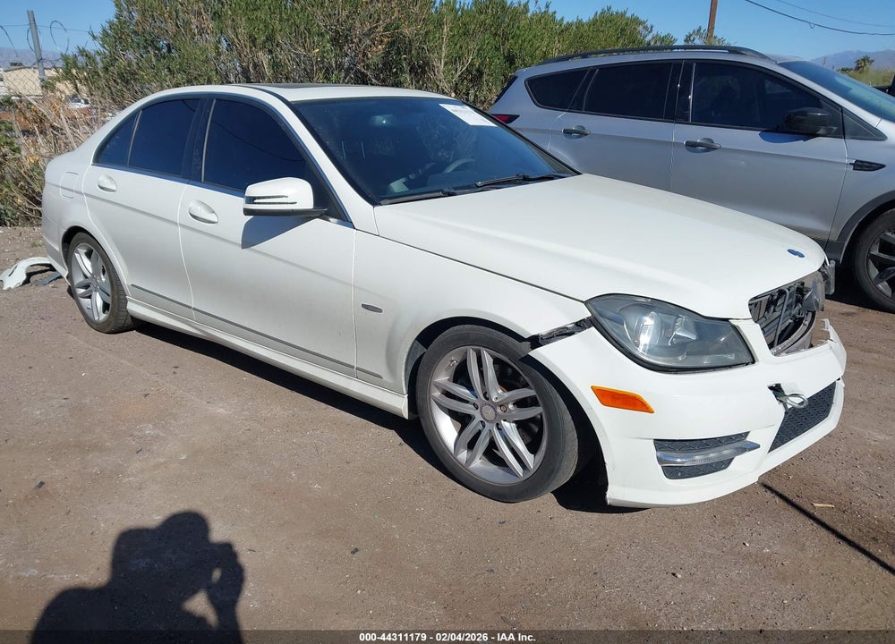 2012 MERCEDES-BENZ C 250 SPORT VIN: WDDGF4HB4CR203540